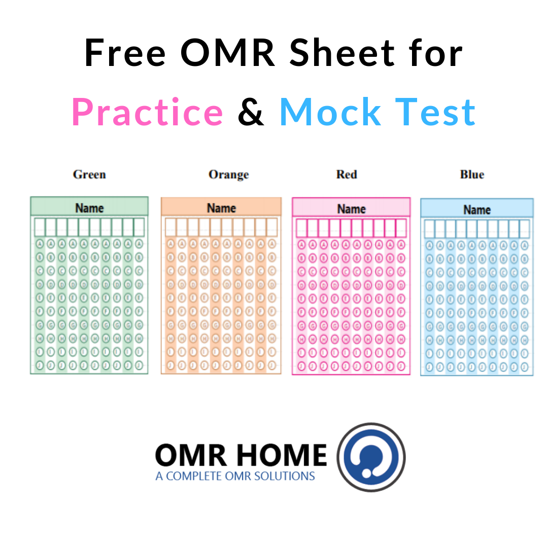 Free OMR Sheet for Practice & Mock Test - OMR Home Blog