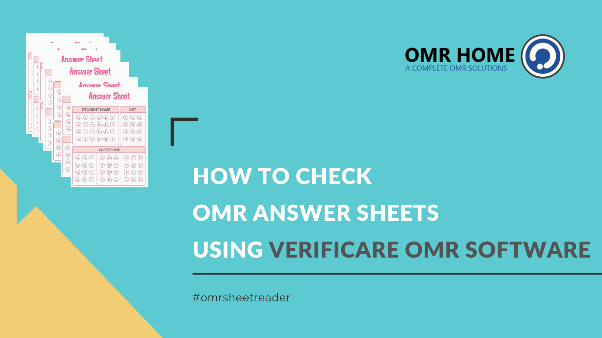 OMR answer sheet checker software