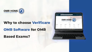Laptop displaying Verificare OMR Software